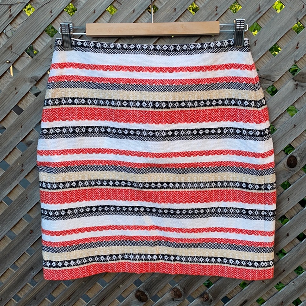 Ann Taylor Loft Petites Jacquard Mini Skirt